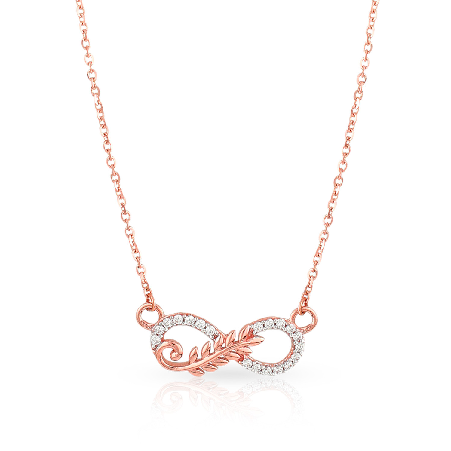 Rose gold necklace malabar gold clearance