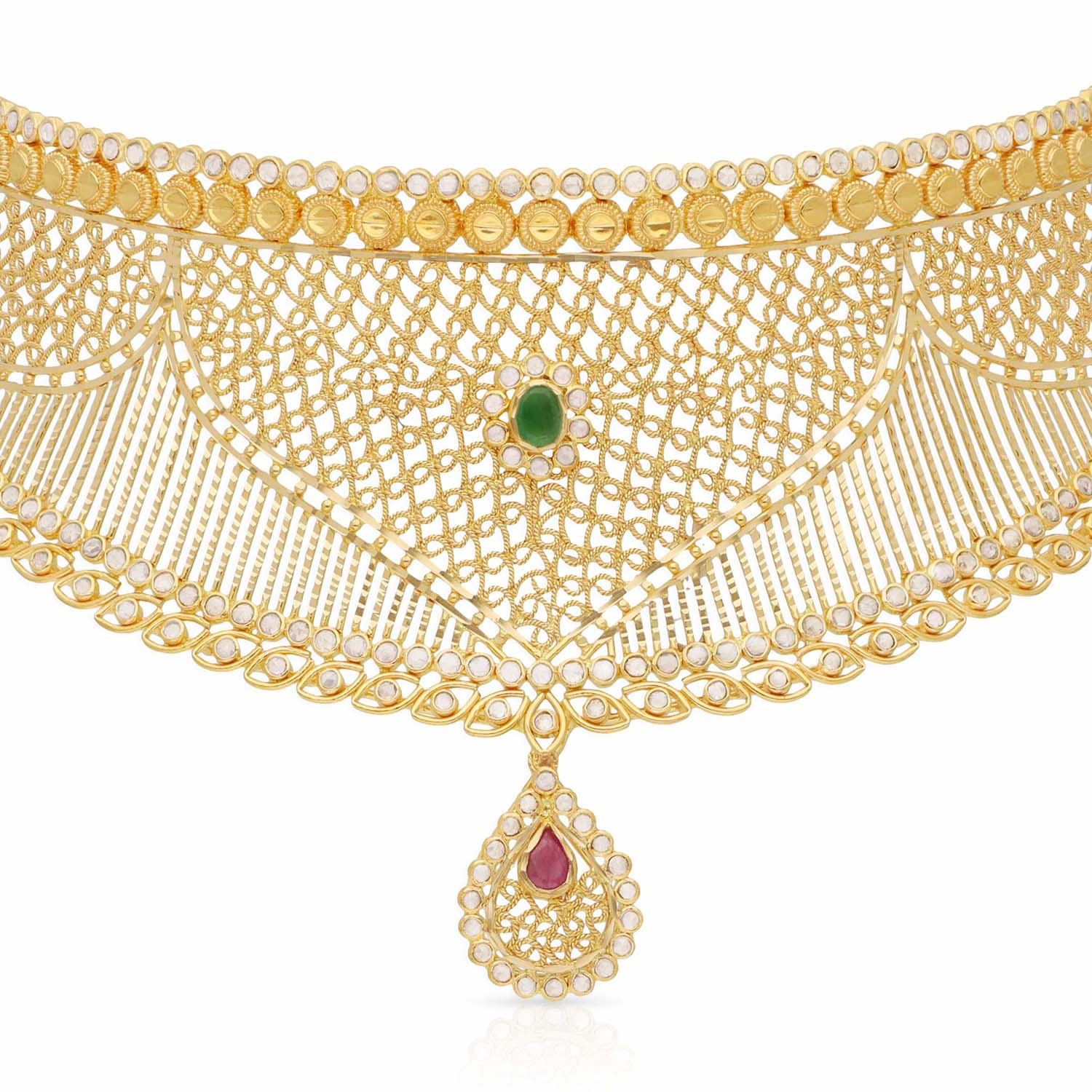 Buy Era Uncut Diamond Necklace NKFLV14548 for Women Online | Malabar ...