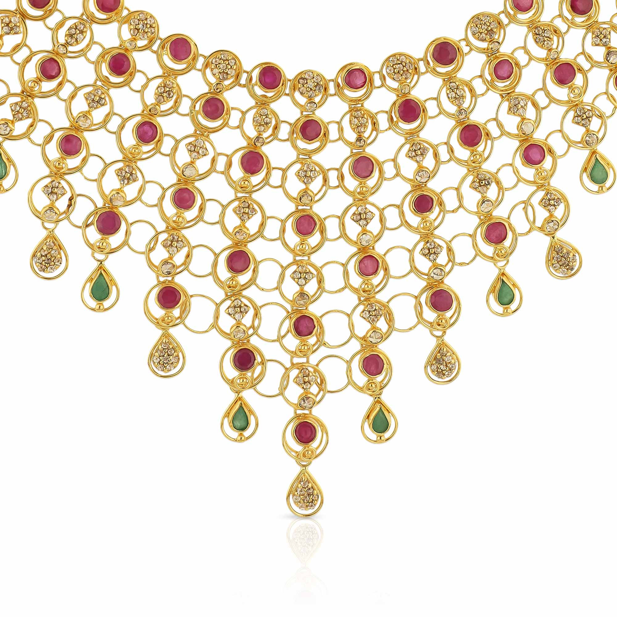 Buy Era Uncut Diamond Necklace NKFLV17067 for Women Online | Malabar ...