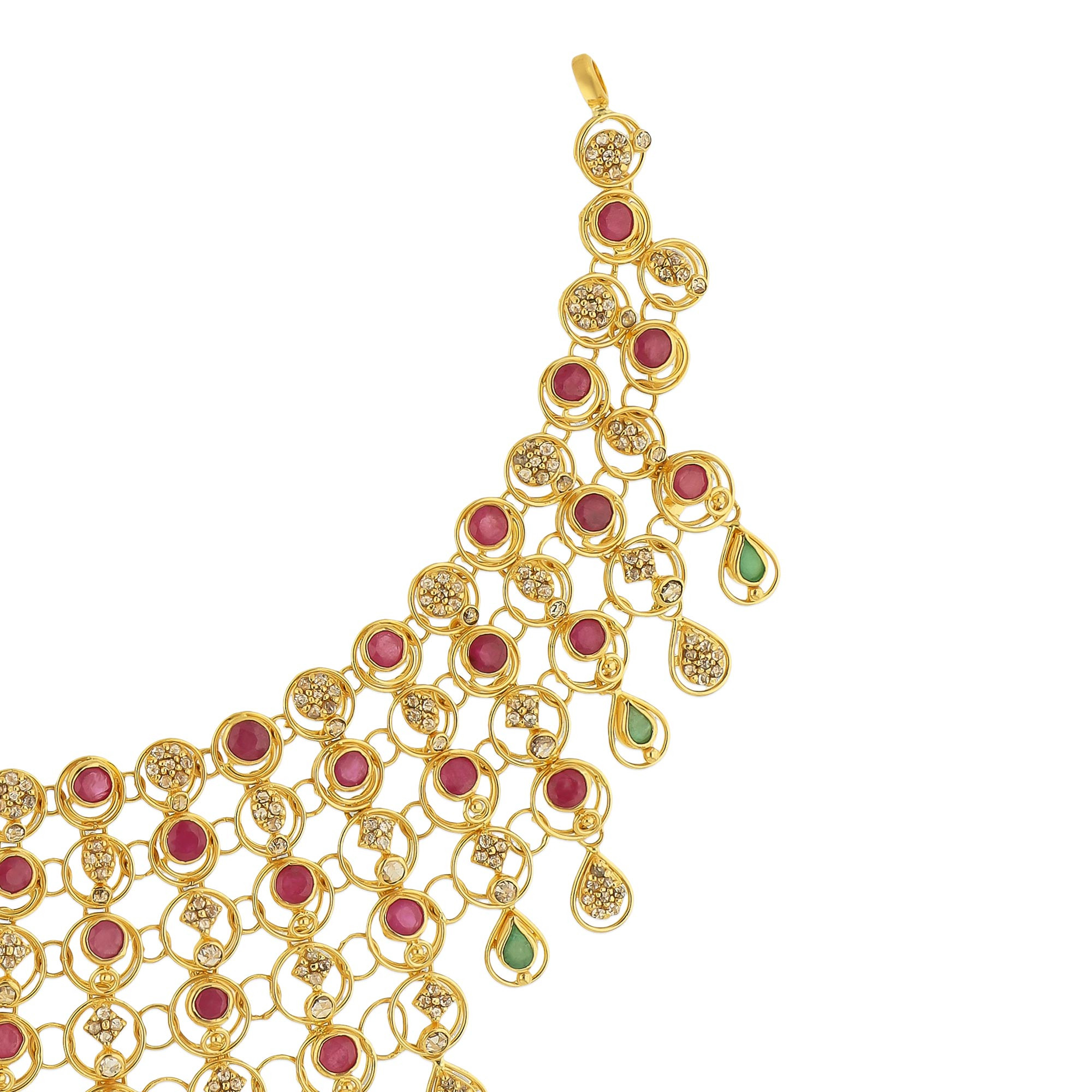 Buy Era Uncut Diamond Necklace NKFLV17067 for Women Online | Malabar ...