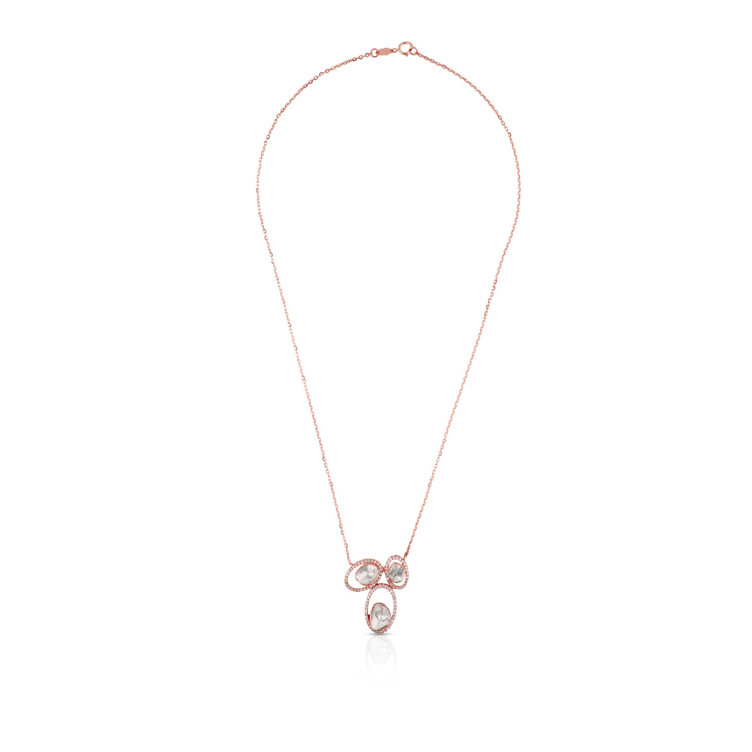 Simple diamond necklace malabar gold store