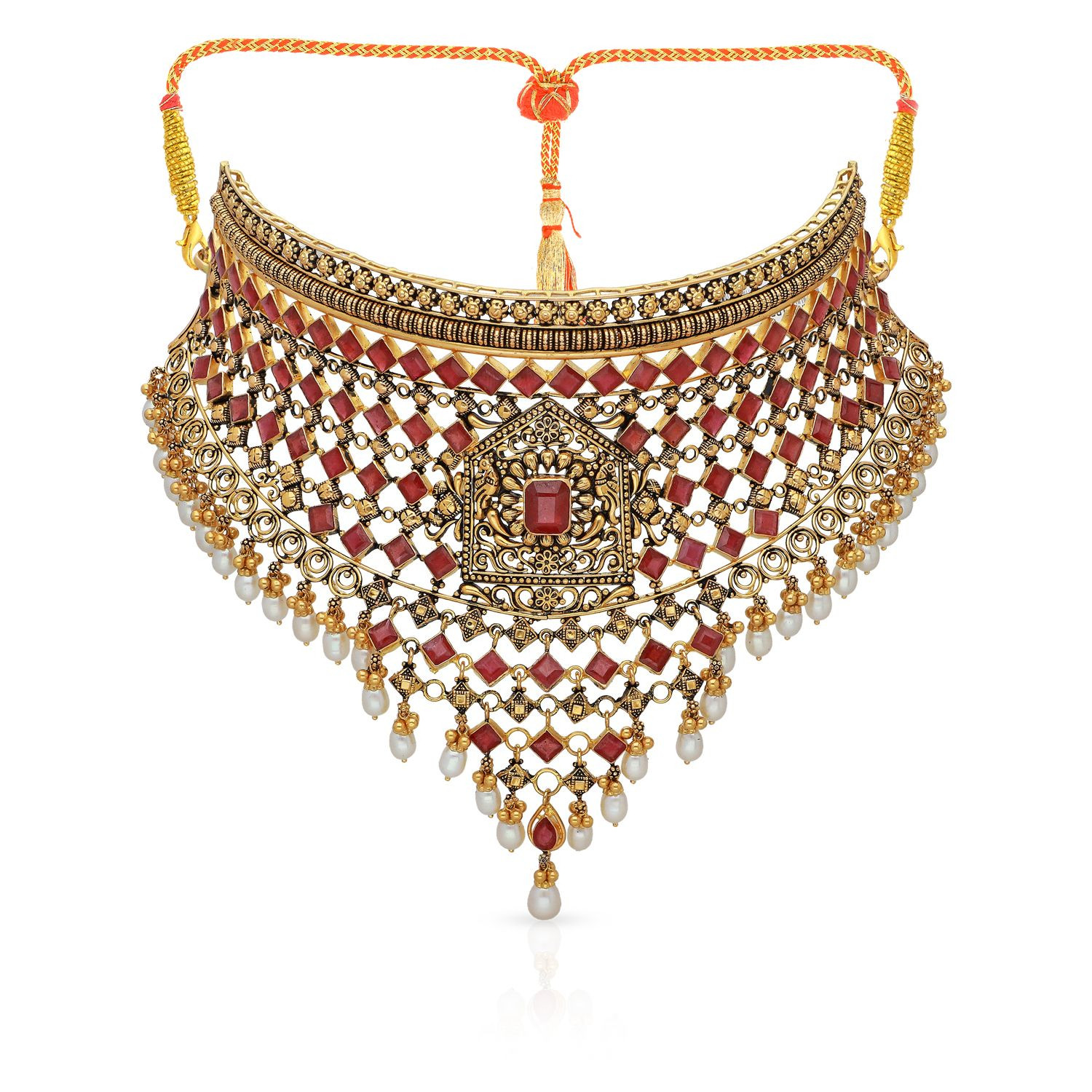 Buy Dainty Ruby Stone Gold Necklace, Minimal Gemstone Necklace, Simple Gold  Necklaces for Women, Natural Ruby Gemstone Necklace for Women Online in  India - Etsy