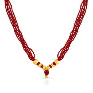 Malabar gold store beads necklace