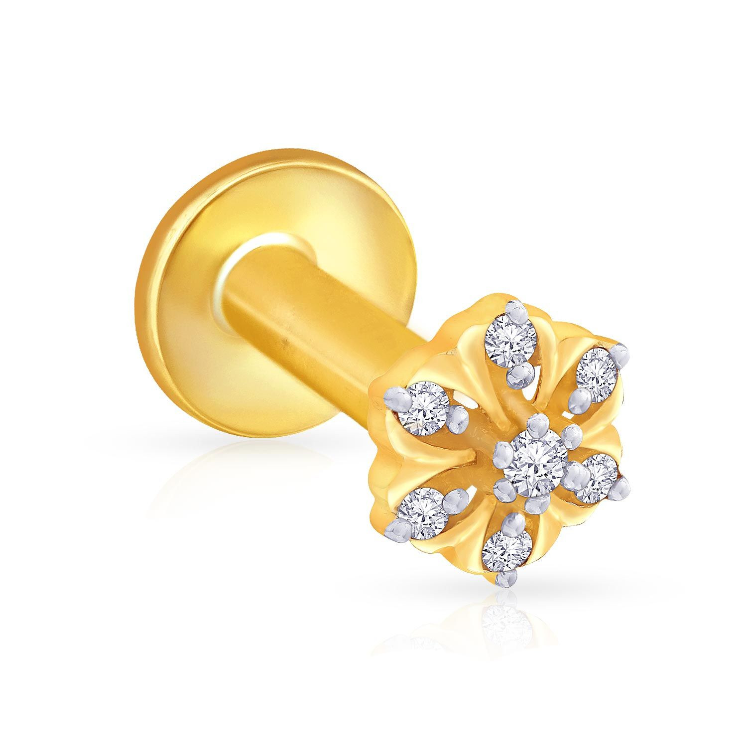 Diamond nose store ring malabar gold