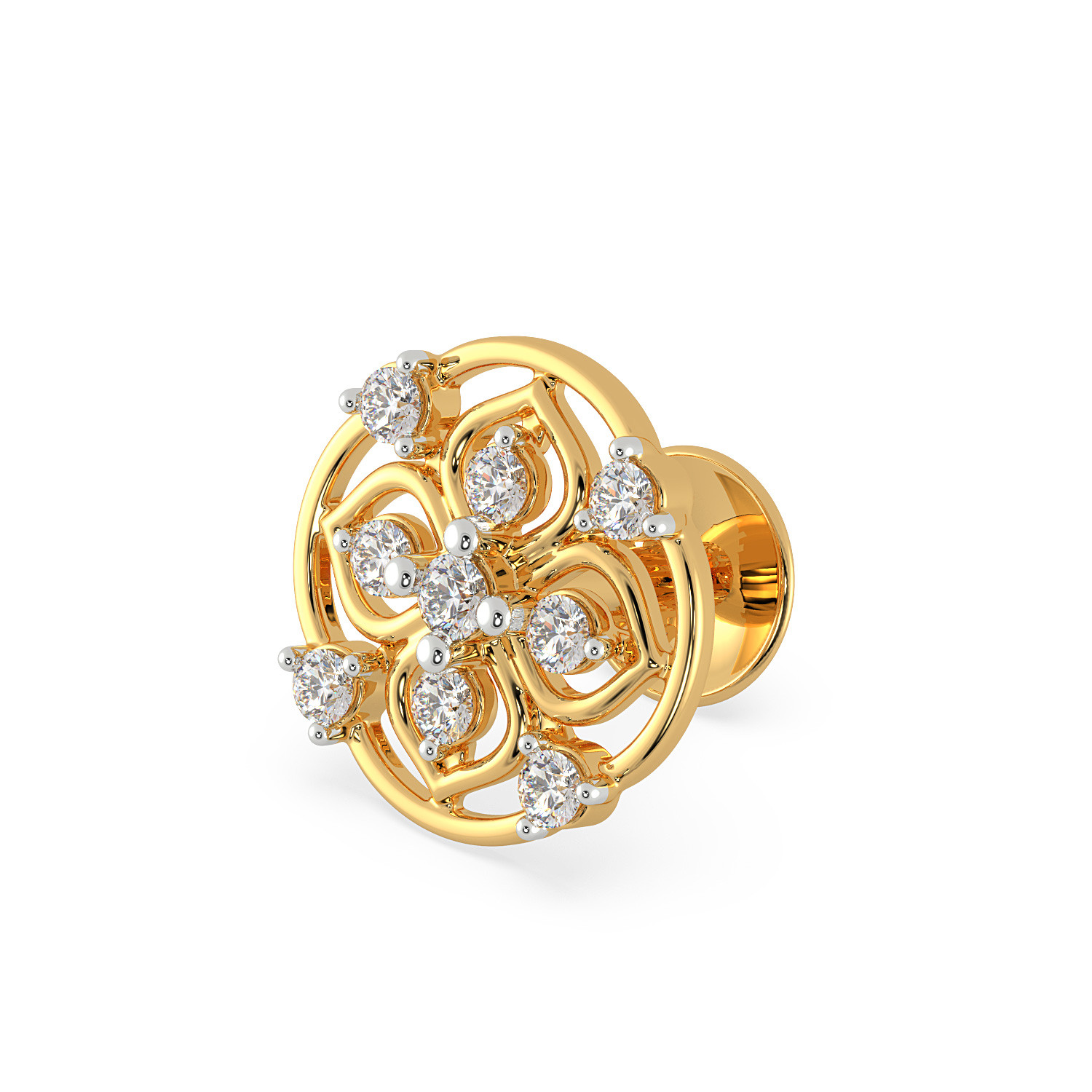 Malabar gold nose pin on sale