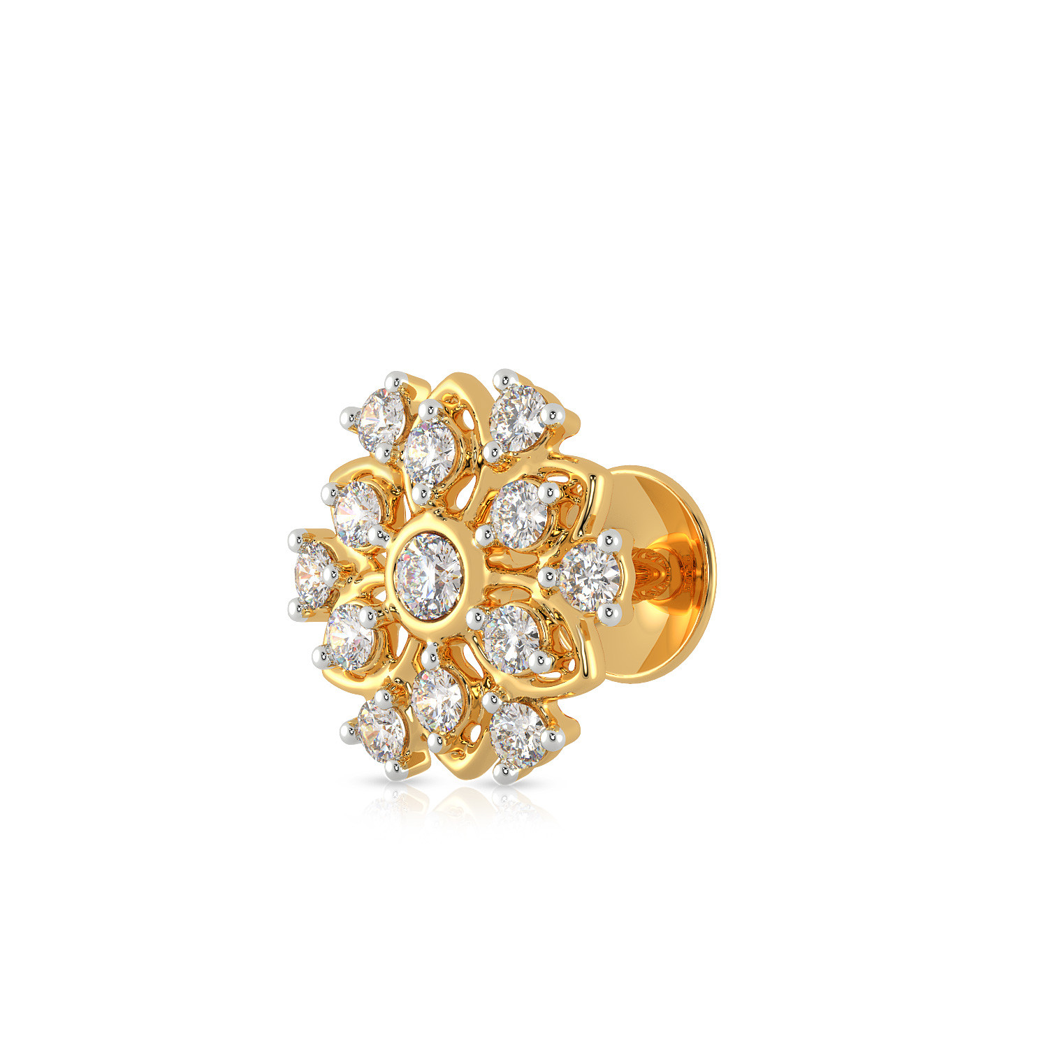 Buy MALABAR GOLD AND DIAMONDS Womens Diamond Nosepin UINSP00102 | Shoppers  Stop