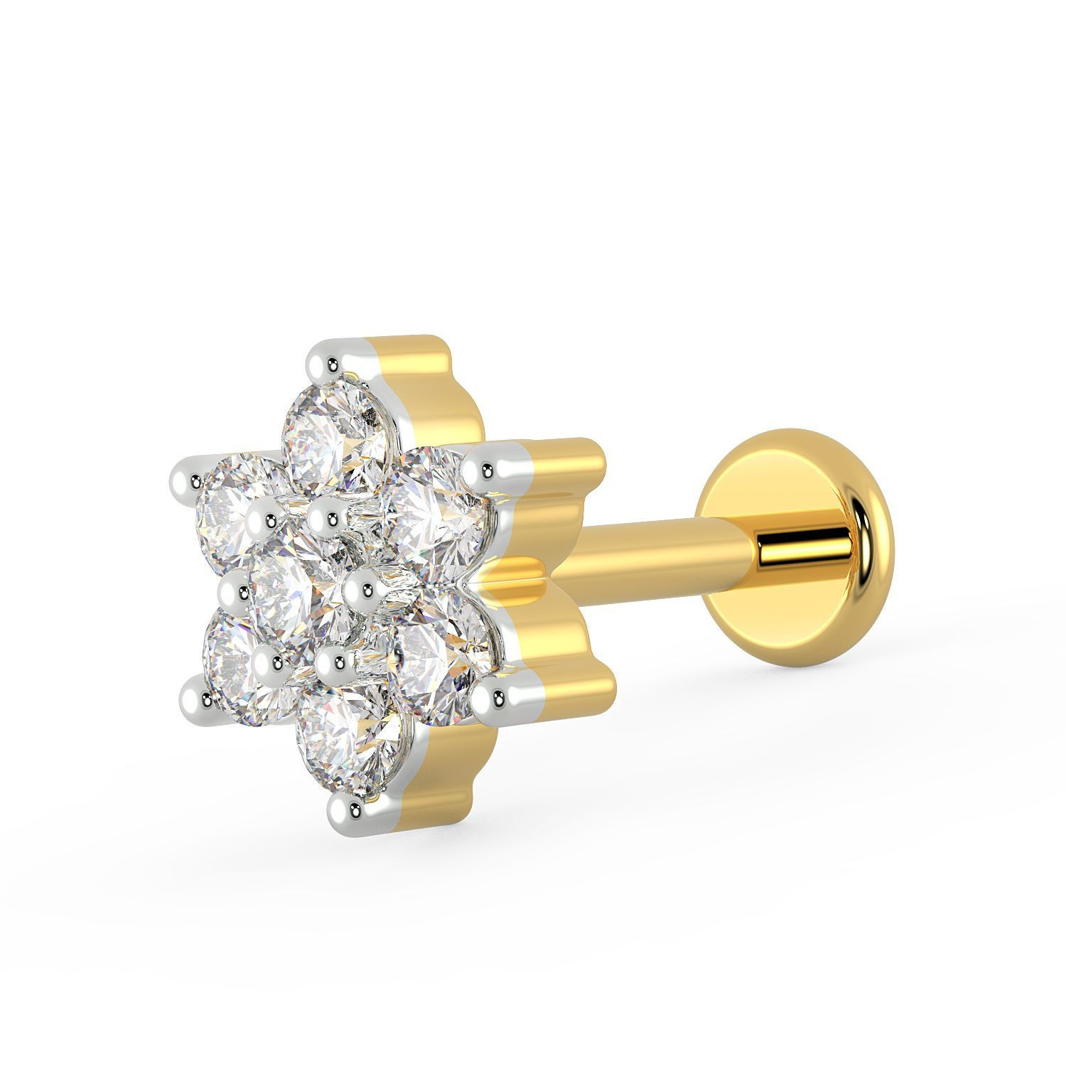 Diamond nose pin in deals malabar gold