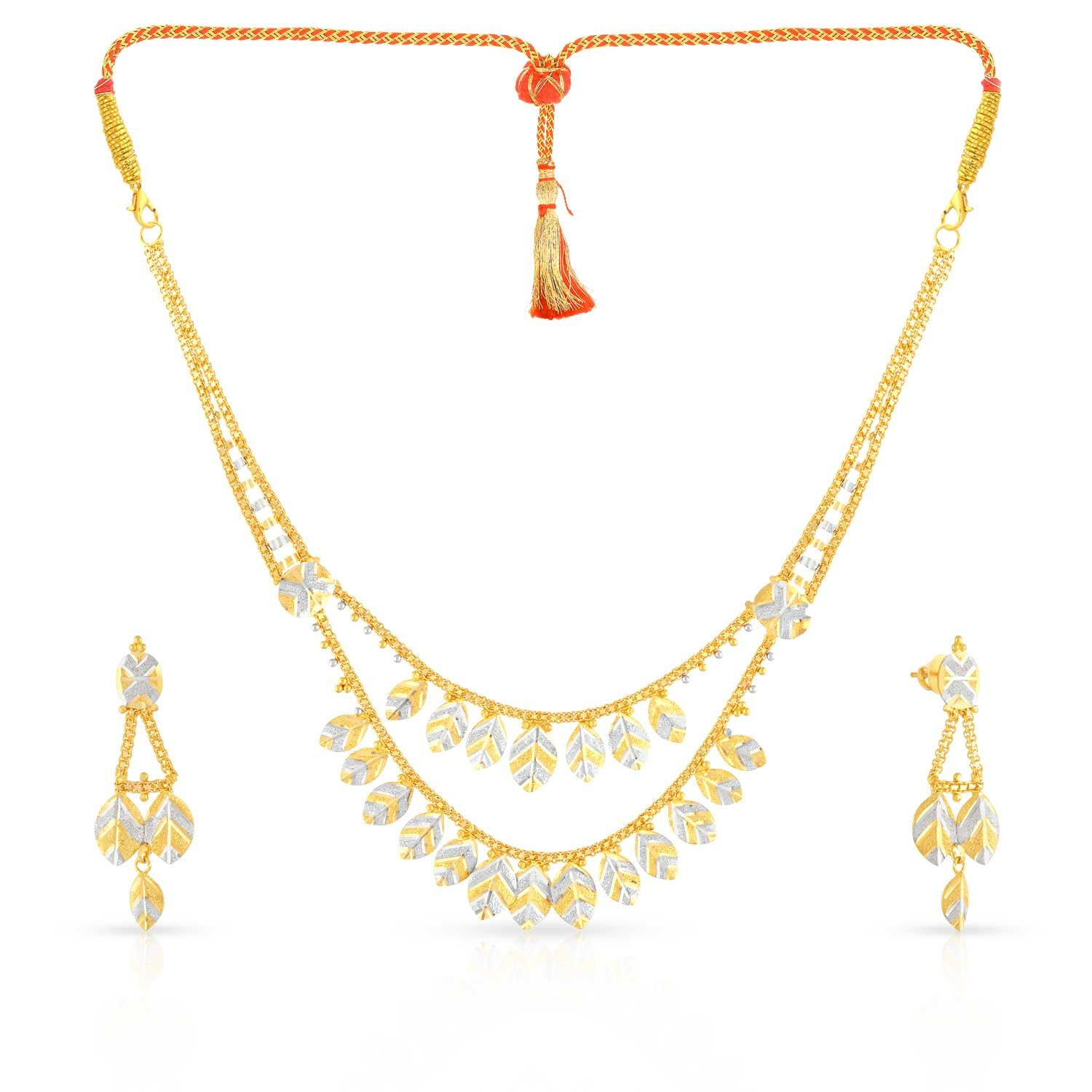 Malabar gold necklace deals set with price