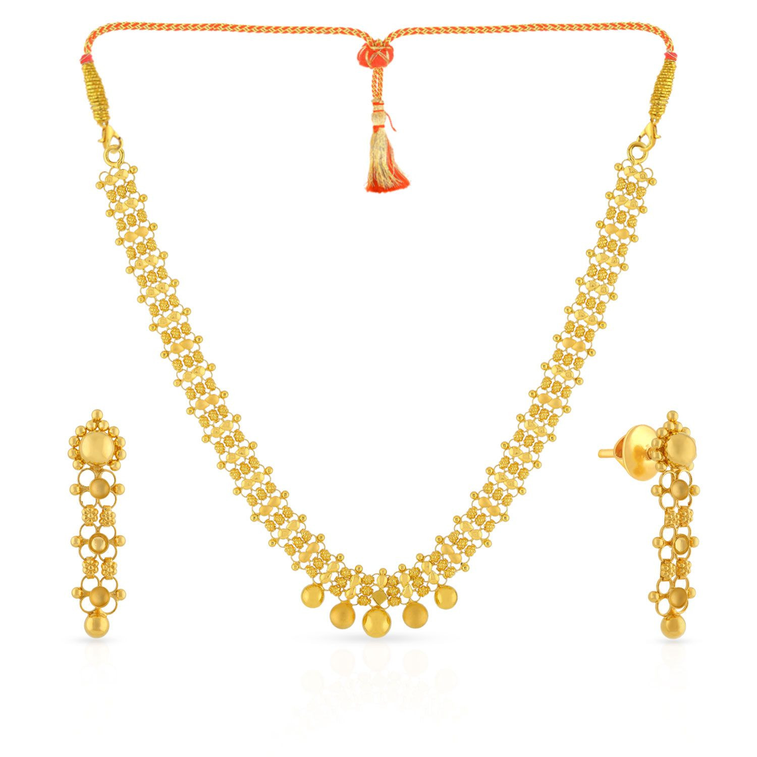 malabar gold necklace set with price