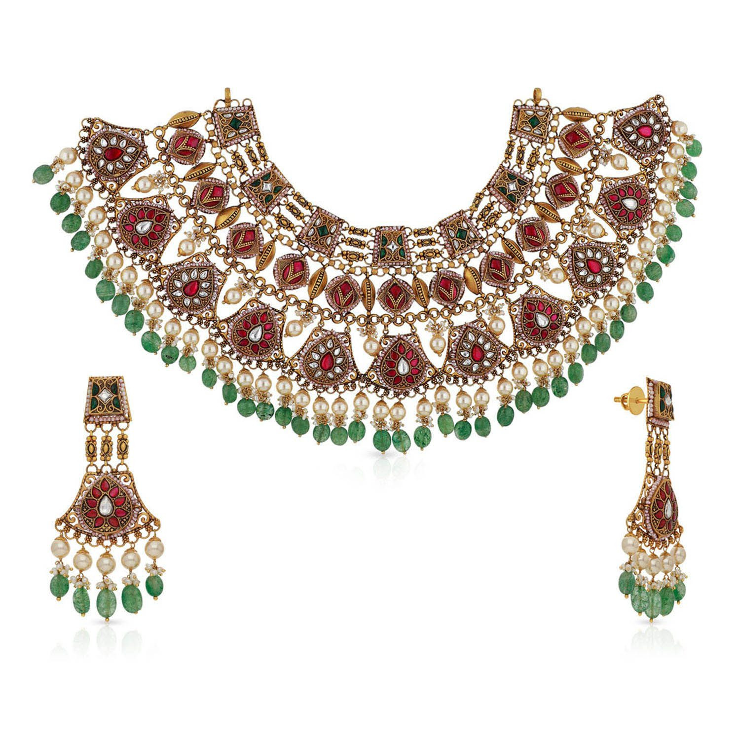 Malabar Gold Necklace Set NSNKANC44758