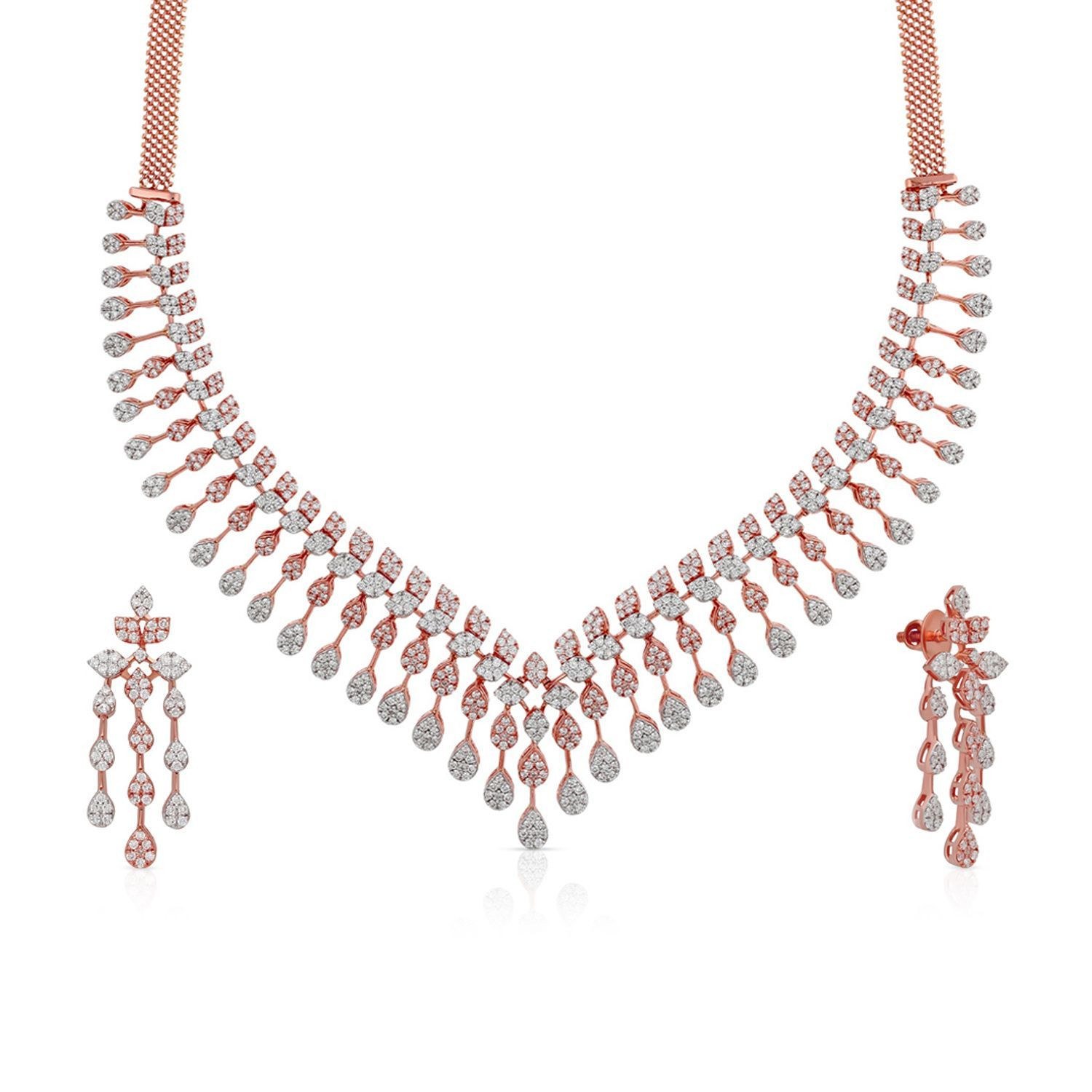Mine Diamond Necklace Set NSNKGEN14007