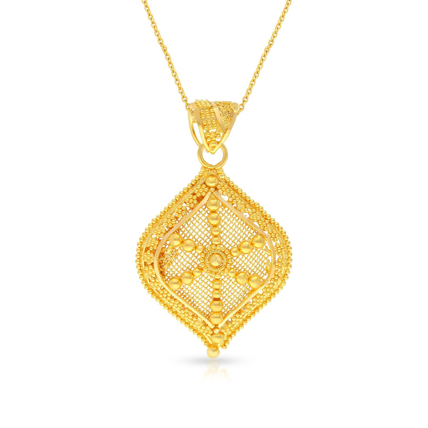 Malabar gold clearance pendant collection