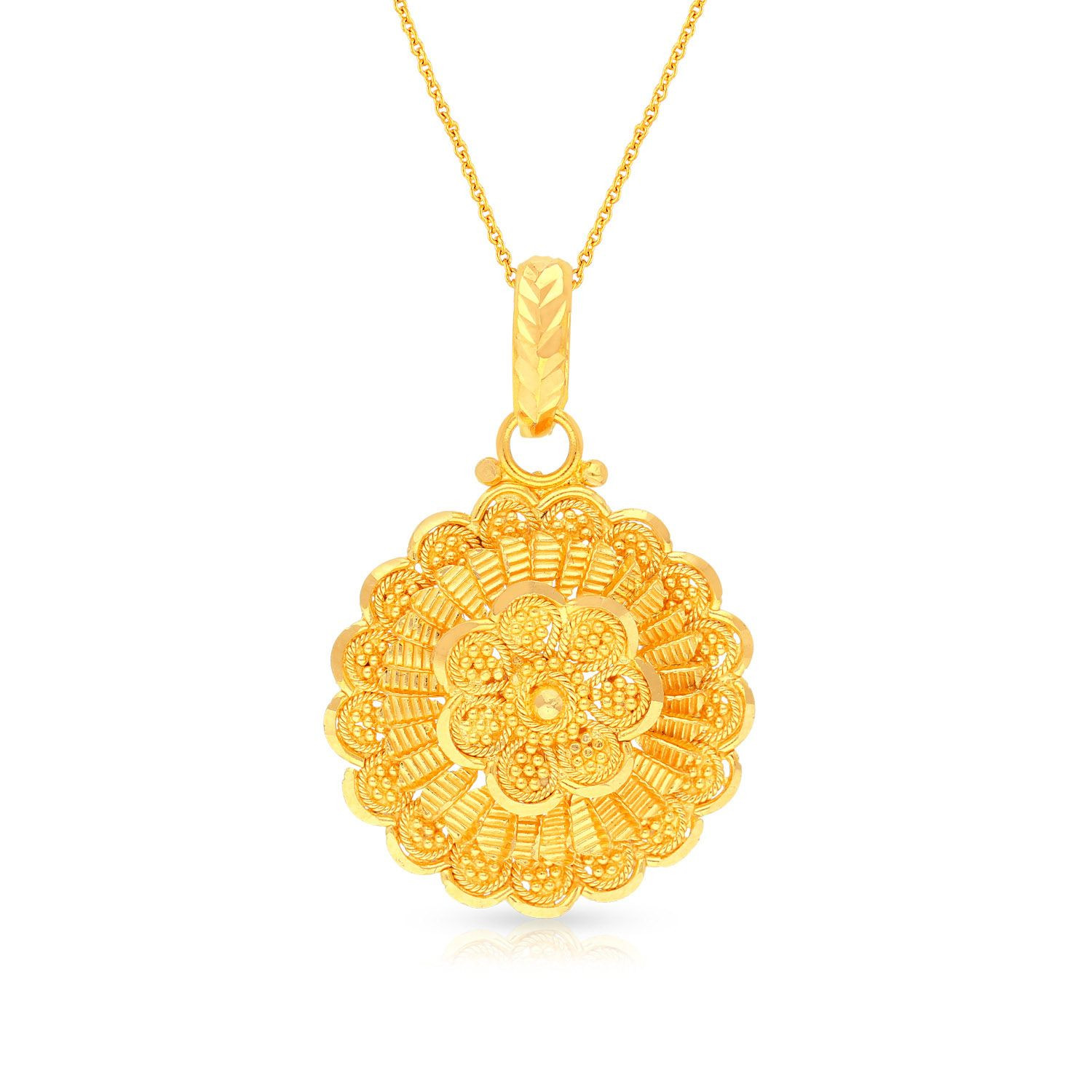 Malabar gold pendant deals designs with price