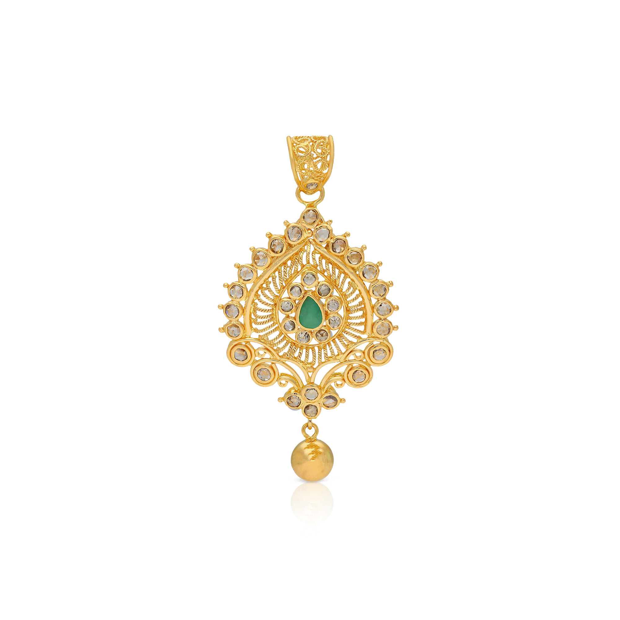 Uncut diamond pendant sets sale