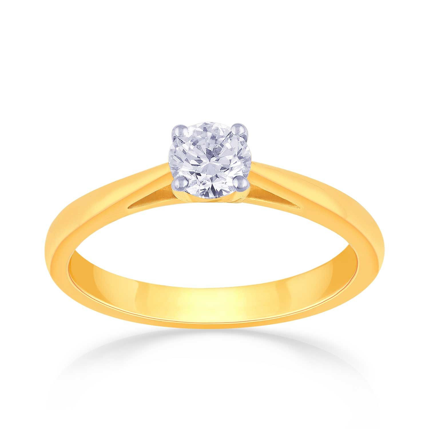 Buy Malabar Gold and Diamonds 18k Gold & Mine Diamond Ring Online At Best  Price @ Tata CLiQ