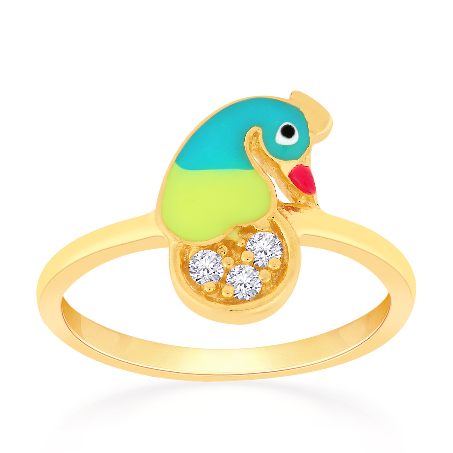 Manufacturer of 916 fancy kid gold ring-24512 | Jewelxy - 127419