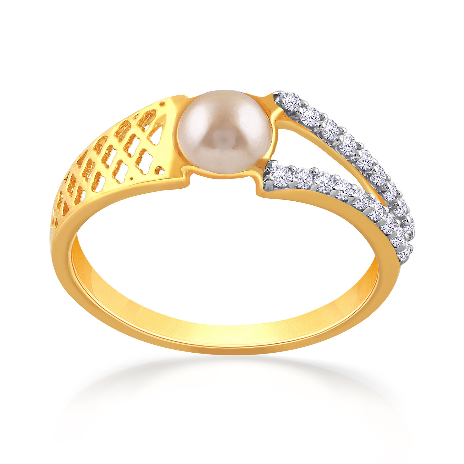 Buy Malabar Gold and Diamonds 950 Platinum & 0.15 ct Diamond Ring Online At  Best Price @ Tata CLiQ