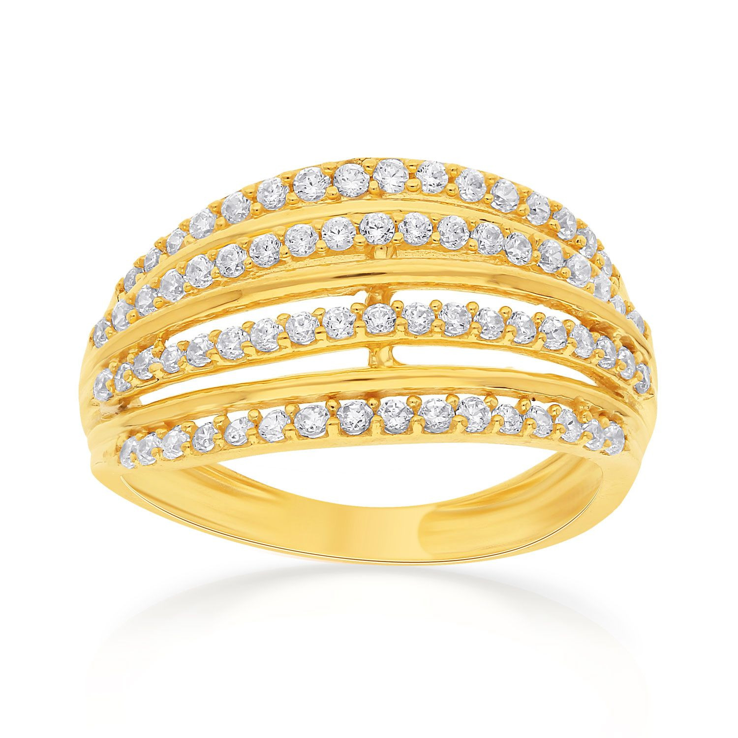 Buy Latest Design Ring Online - Gold & Diamond | Kisna