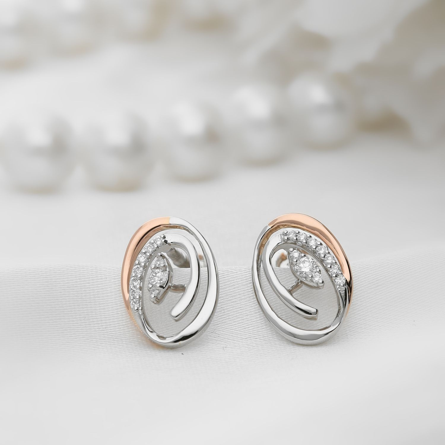 Buy Mine Platinum Earring RRPDGEN13235 for Women Online Malabar Gold Diamonds