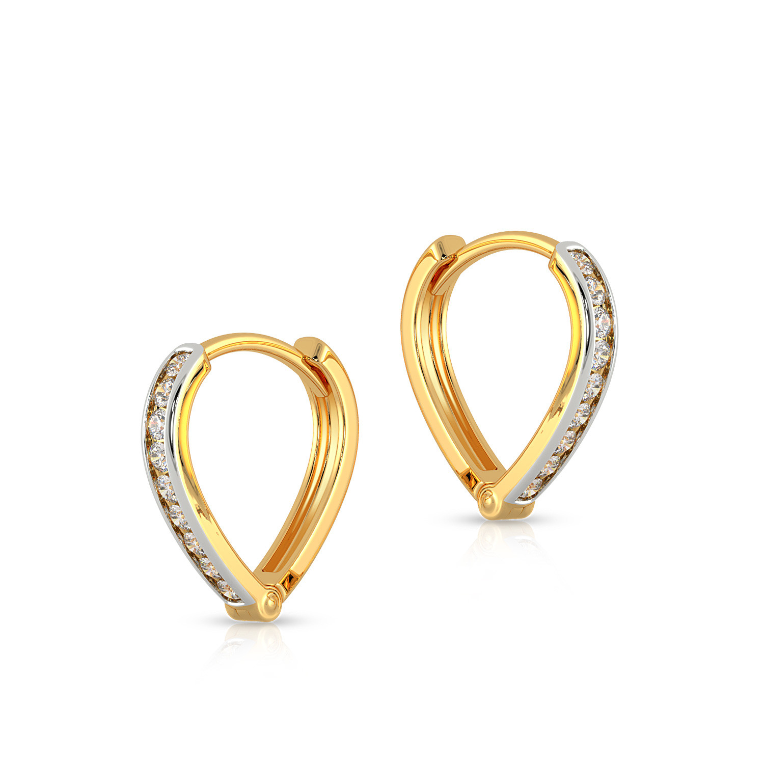 Buy Malabar Gold Earrings ERDZL19782 for Women Online  Malabar Gold   Diamonds