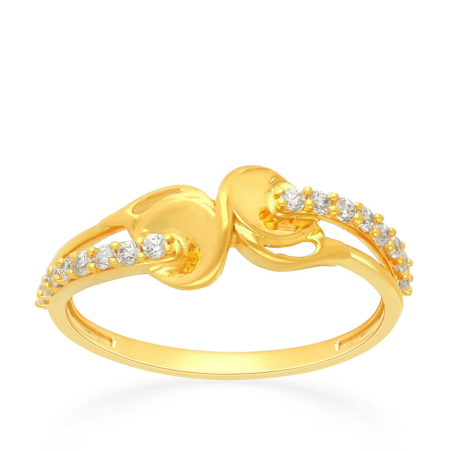 MALABAR GOLD & DIAMONDS Malabar Gold Ring RGABJCO056_Y_14 22kt Yellow Gold  ring Price in India - Buy MALABAR GOLD & DIAMONDS Malabar Gold Ring  RGABJCO056_Y_14 22kt Yellow Gold ring online at Flipkart.com