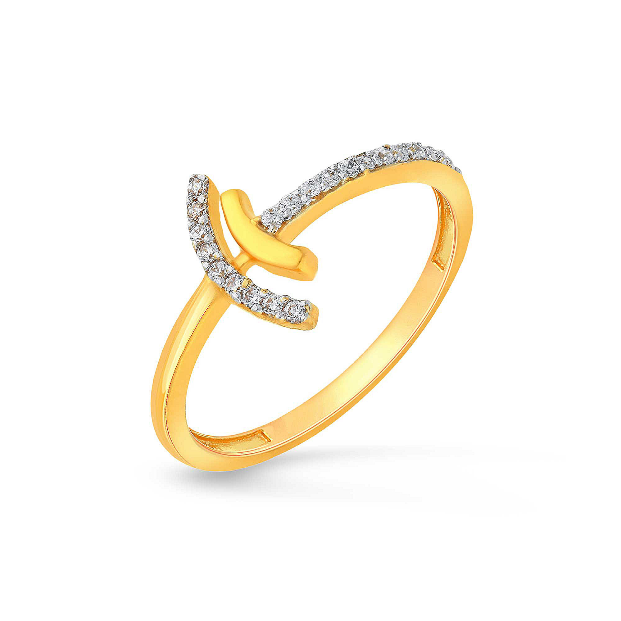 Buy MALABAR GOLD AND DIAMONDS Womens Malabar Gold Ring - Size 11 | Shoppers  Stop