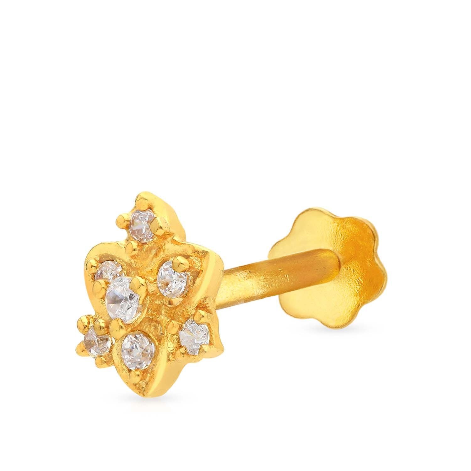 Buy Exquisite Cosmos Floral Diamond Nose Ring - Joyalukkas