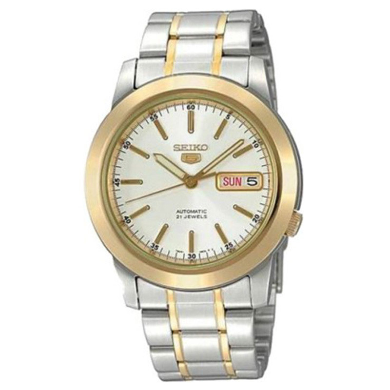 Buy Seiko Men's Seiko 5 Two Tone Watch SNKE54K1 Watch For Men | Malabar ...