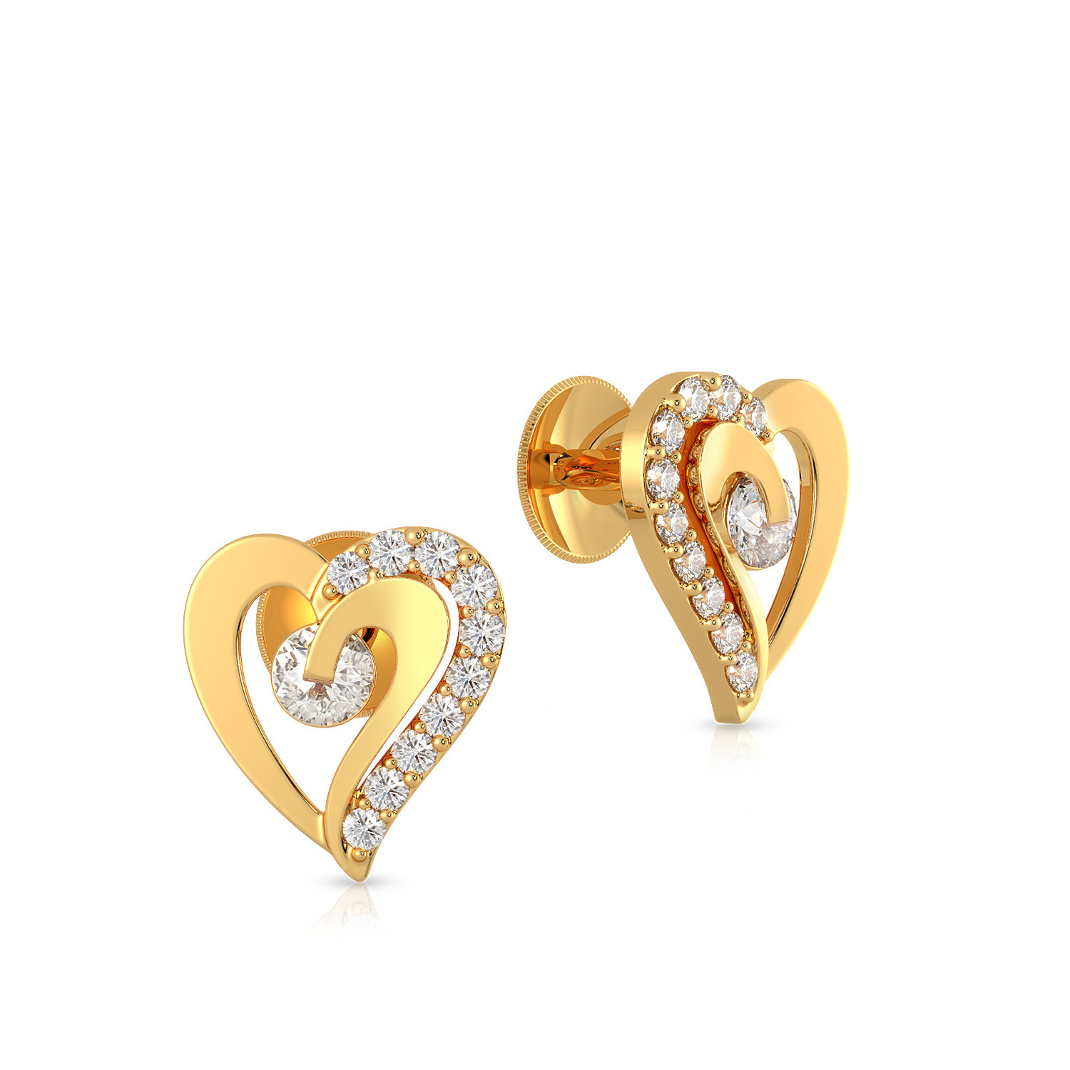 Buy Malabar Gold 22 KT Gold Studs Earring for Women Online