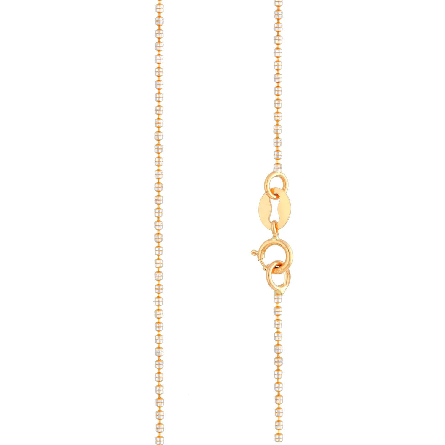 18 karat gold chain malabar outlet gold