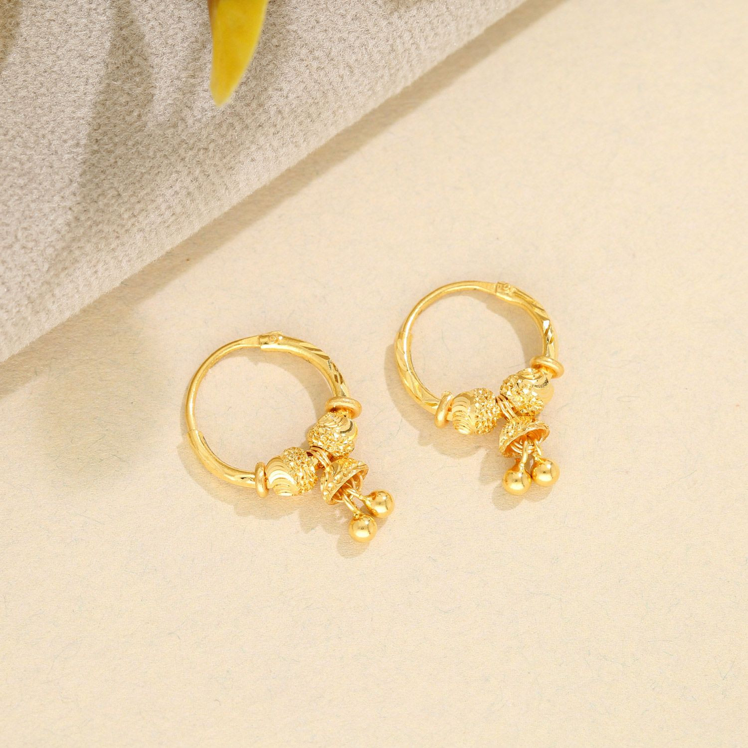 Buy MALABAR GOLD AND DIAMONDS Womens Malabar Gold Earrings  Shoppers Stop