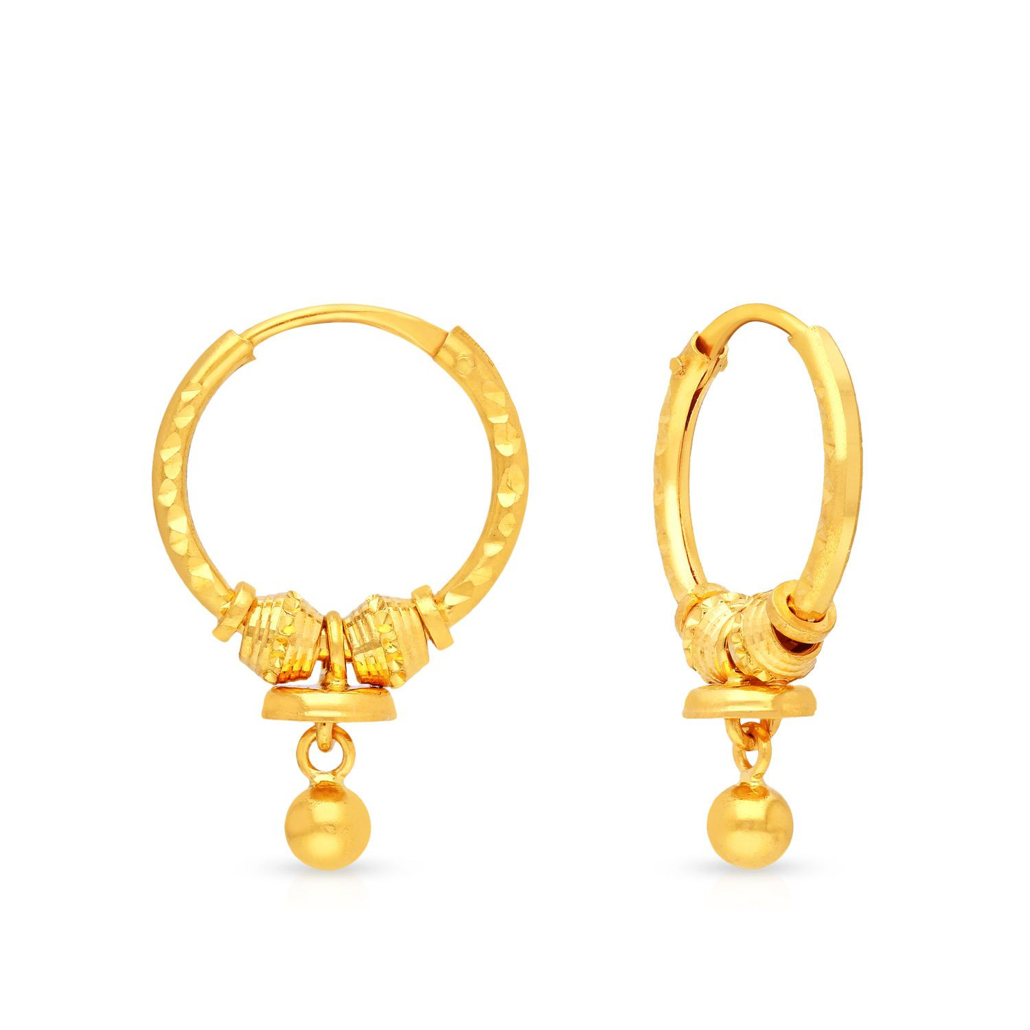 Malabar gold deals 1 gram earrings