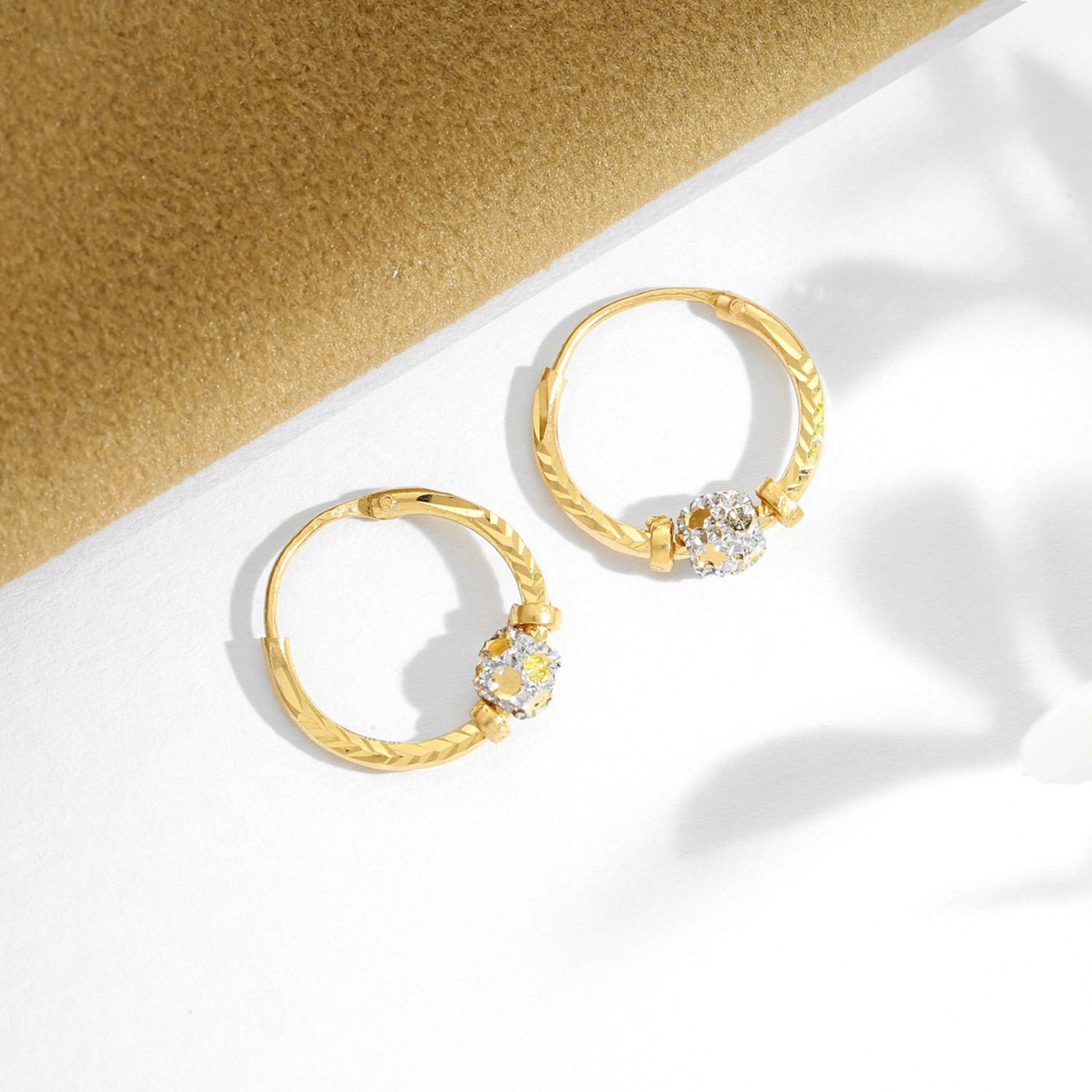 Buy Malabar Gold Earring ERNOCABLA123 for Kids Online  Malabar Gold   Diamonds