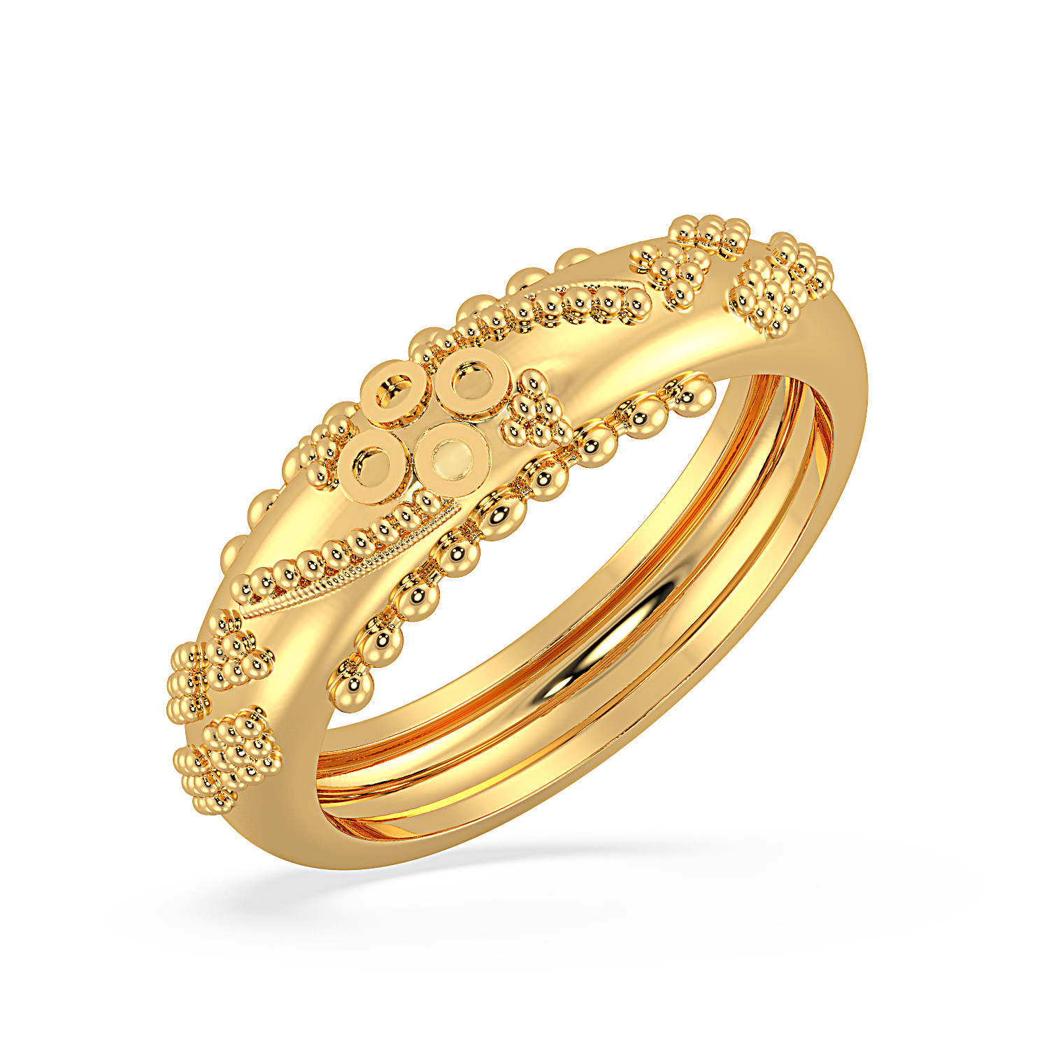 Buy Malabar Gold and Diamonds 22 KT purity Yellow Gold Ring SKYFRDZ087_Y_10  for Women at Amazon.in