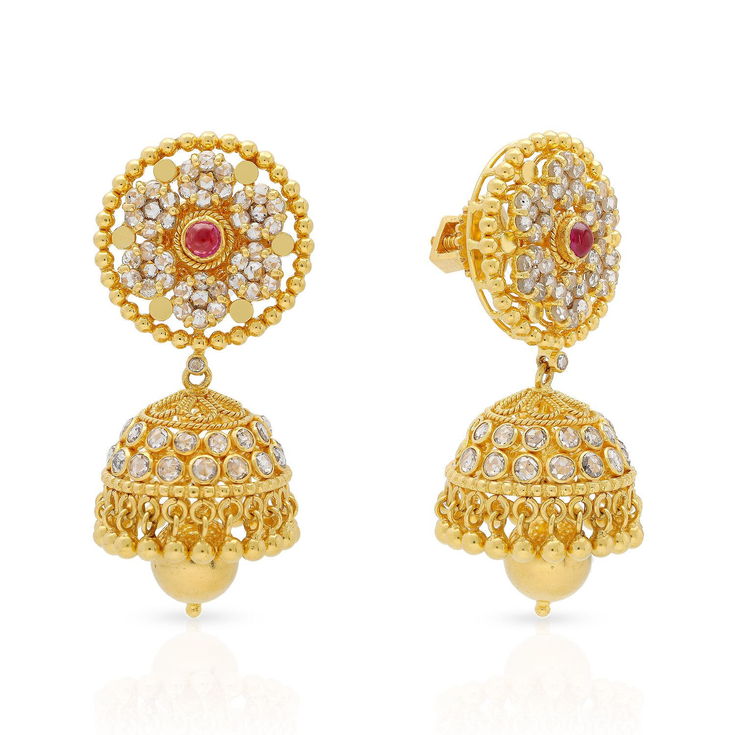 Buy Era Uncut Diamond Earring STERHDOSJUA058 for Women Online | Malabar ...
