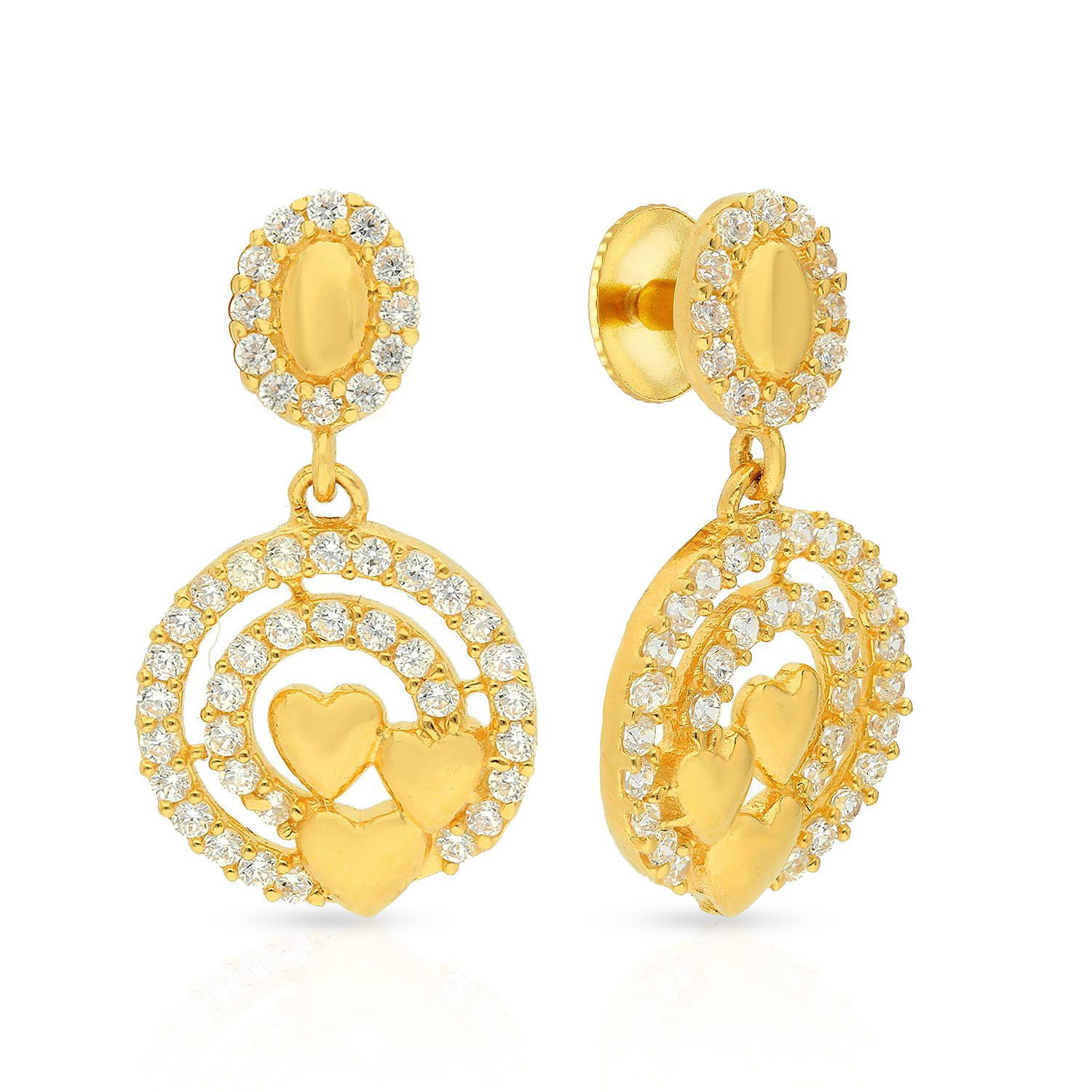 Buy Malabar Gold Earring STGEDZRURGU596 for Women Online  Malabar Gold   Diamonds
