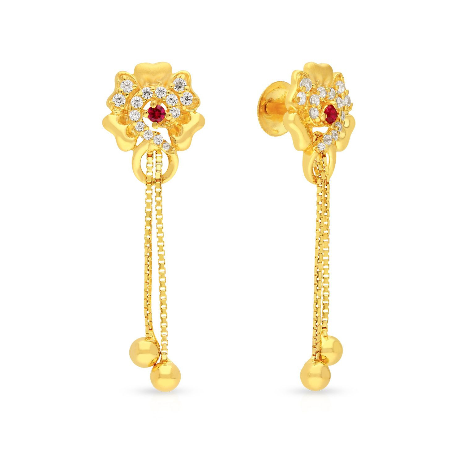 Buy Malabar Gold Earring ERNOB23151 for Women Online  Malabar Gold   Diamonds