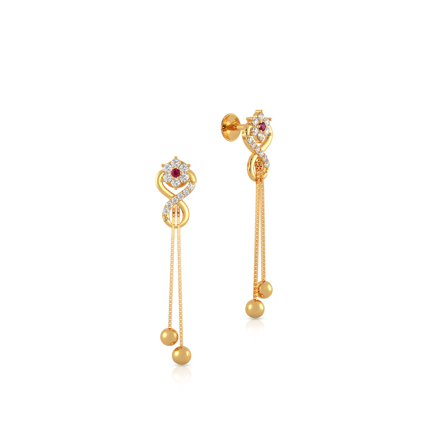 Malabar gold studs and drops designs online