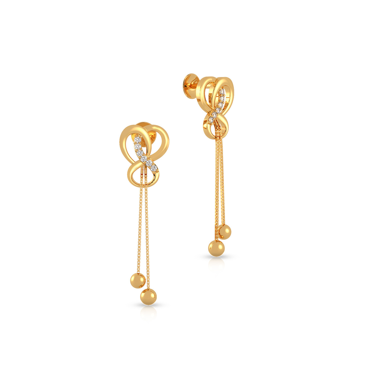 Buy Malabar Gold Earring ERDZTP6832 for Women Online  Malabar Gold   Diamonds