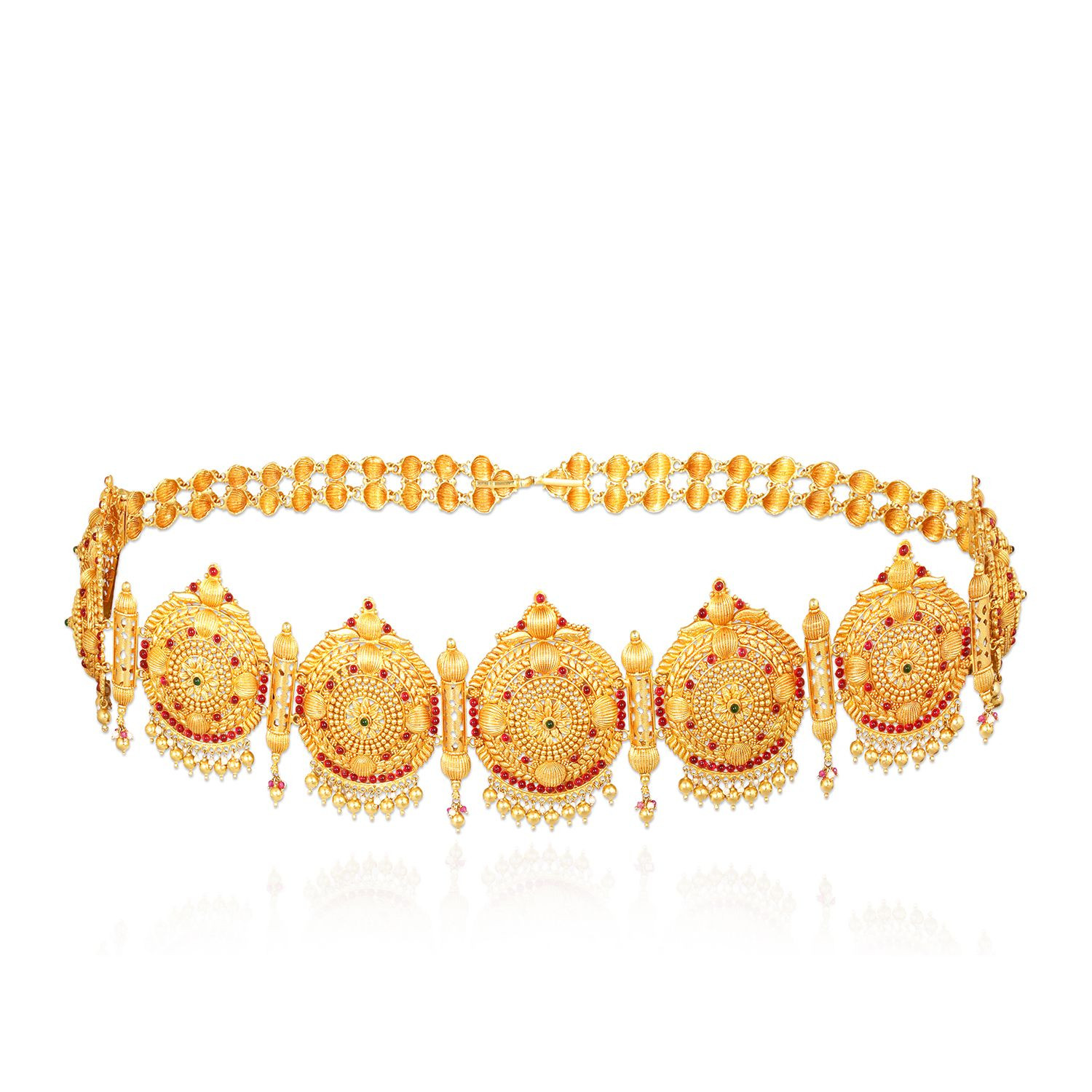 Buy Divine Gold Waist Belt BLRAAAAFUSKI for Women Online | Malabar Gold ...