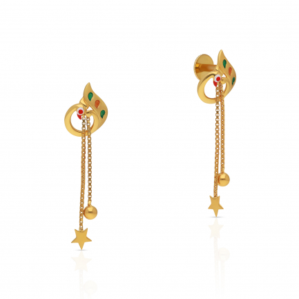 Malabar Gold Drops Earring ERDZL28636