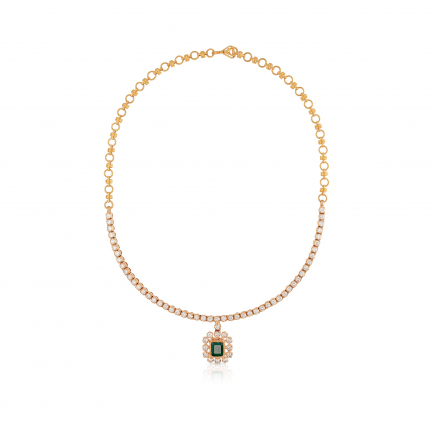 Mine Diamond Necklace NKHRT10871