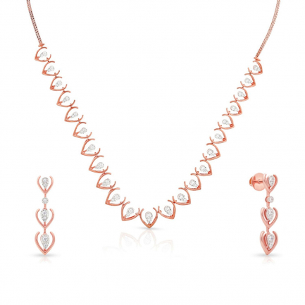 Mine Diamond Necklace Set NSNKDIA10717
