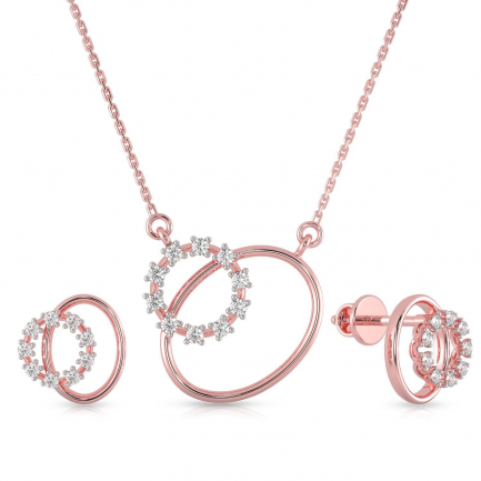 Mine Diamond Pendant Set PSPDGEN22364