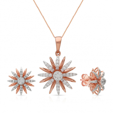 Mine Diamond Pendant Set PSPDHRM10179