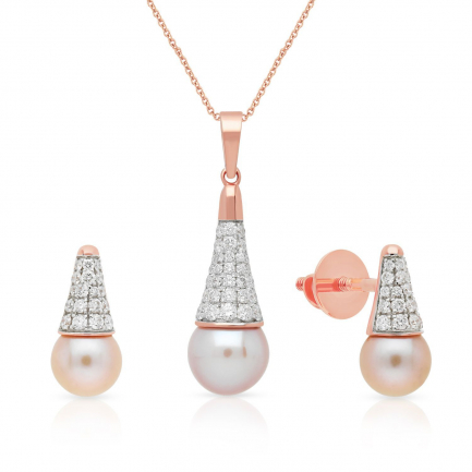 Mine Diamond Pendant Set PSPDZOL10035