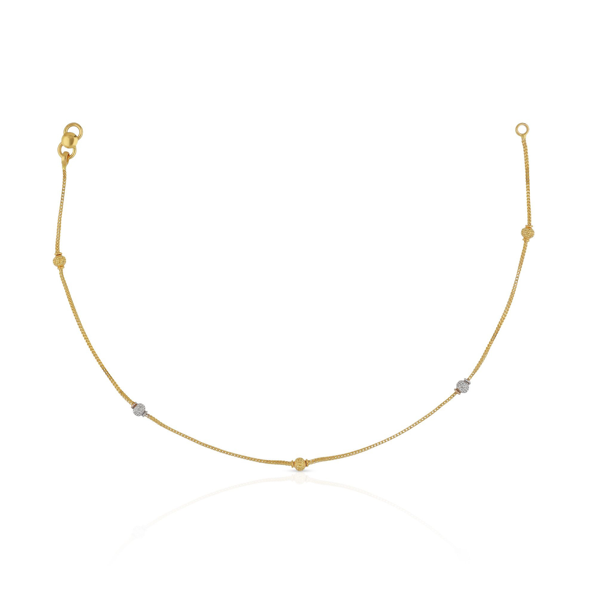 Malabar Gold Anklet ANZNS10393