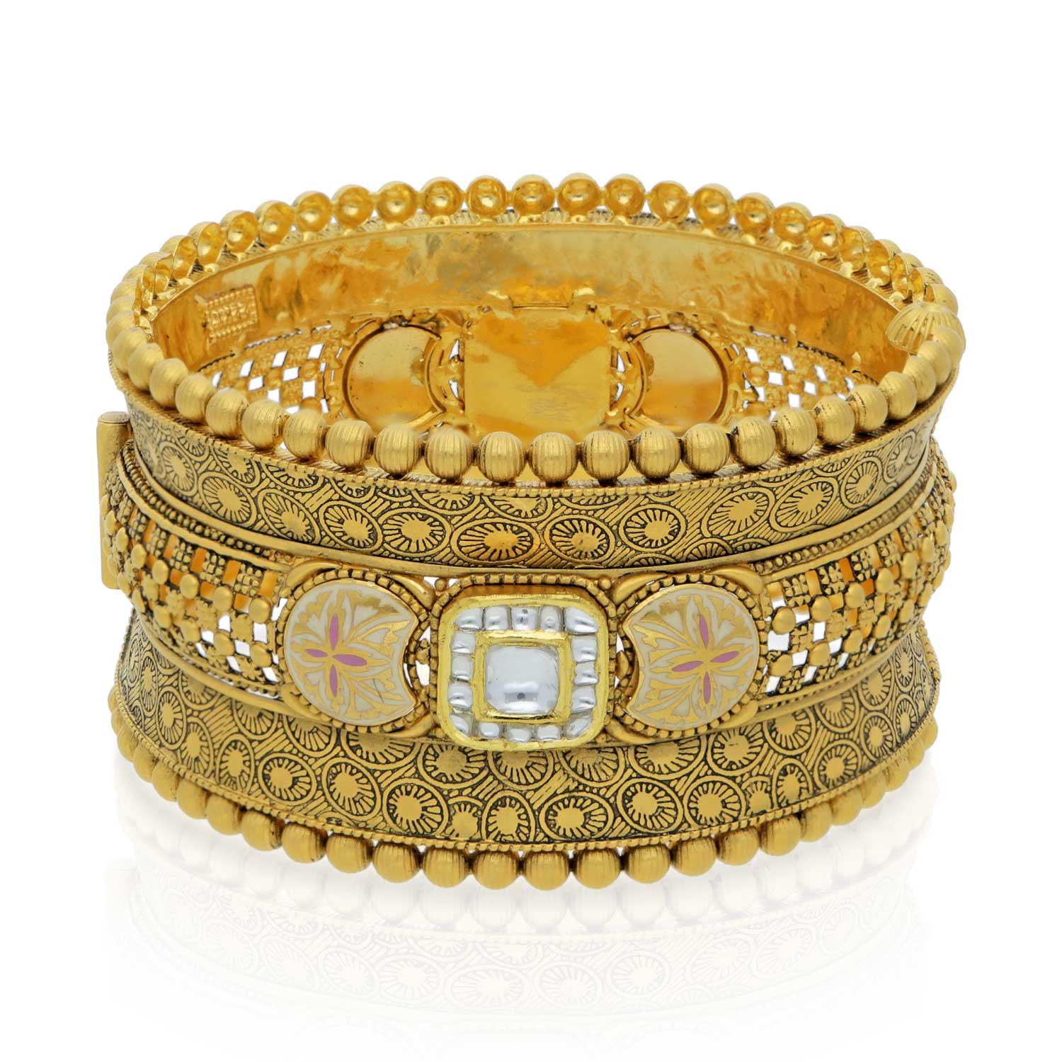 Ethnix Gold Bangle BAGEANCLBRY027