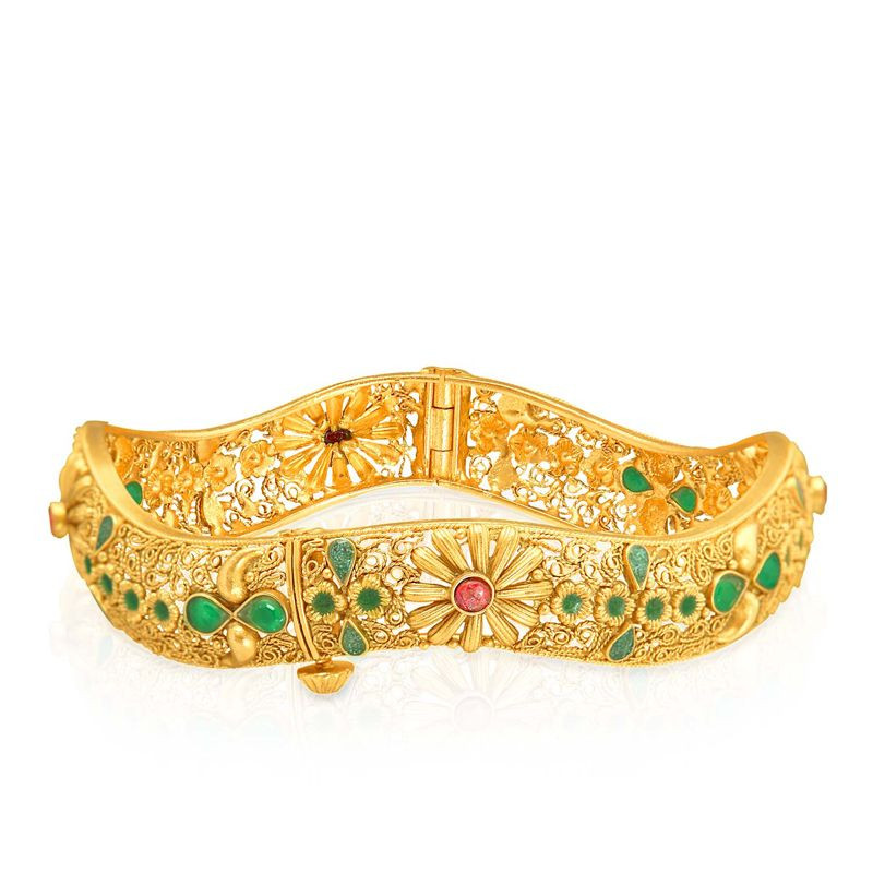 Andhra Arya Vysya Malabar Gold Antique Kangan BANQBIB01808