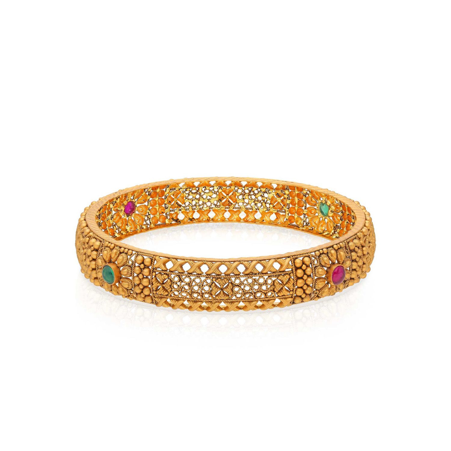 Ethnix Gold Kangan Bangle BNANC11569
